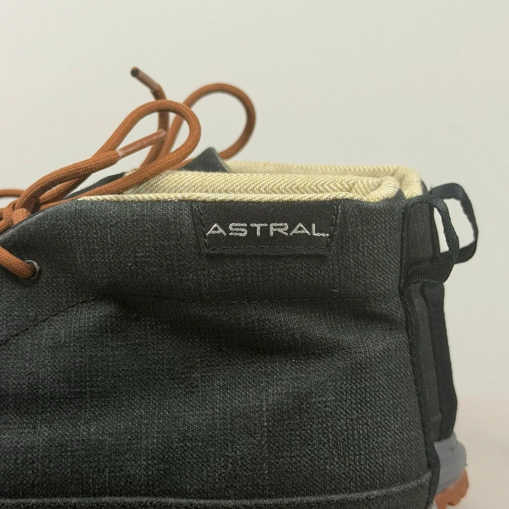 Astral Hemp Chukka Mens 10 Black Sustainable Outdoor Mid Top Boots VHC-F21